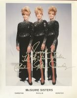 The McGuire Sisters Autogramm signiert Foto 20x25cm