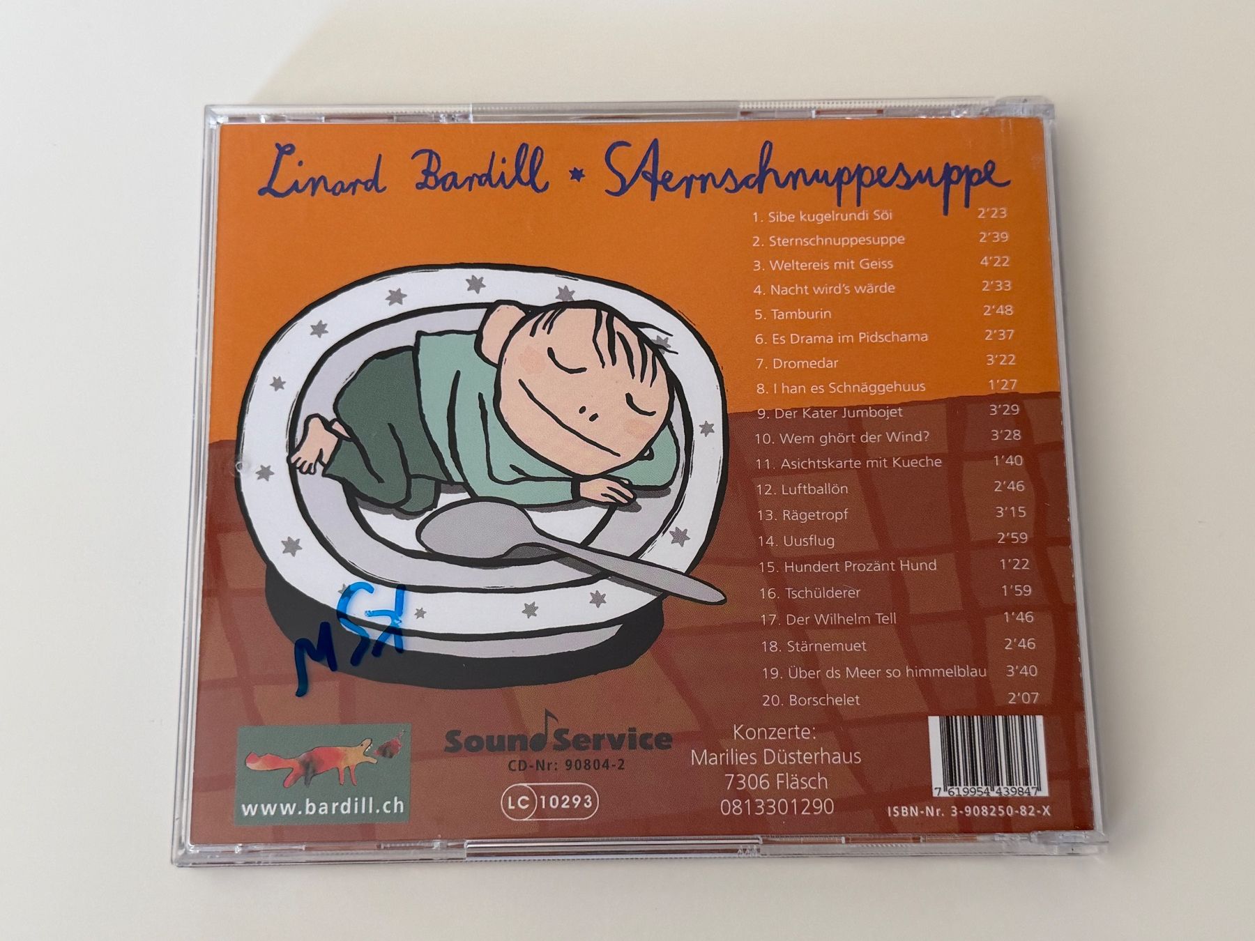 CD: Linard Bardill - Sternschnuppesuppe CD - Kinderlieder – Nuovo (secondo la descrizione) da Altstätten SG venduto da sheamus 1