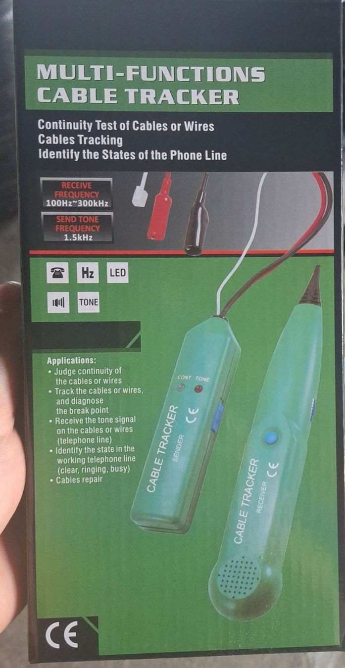 Tutti gli attrezzi: Multi-Funktions Kabel Tracker Diagnose Kabel, Telefonleitung – Nuovo e nell'imballaggio originale da Oberthal venduto da Schoeneli_93