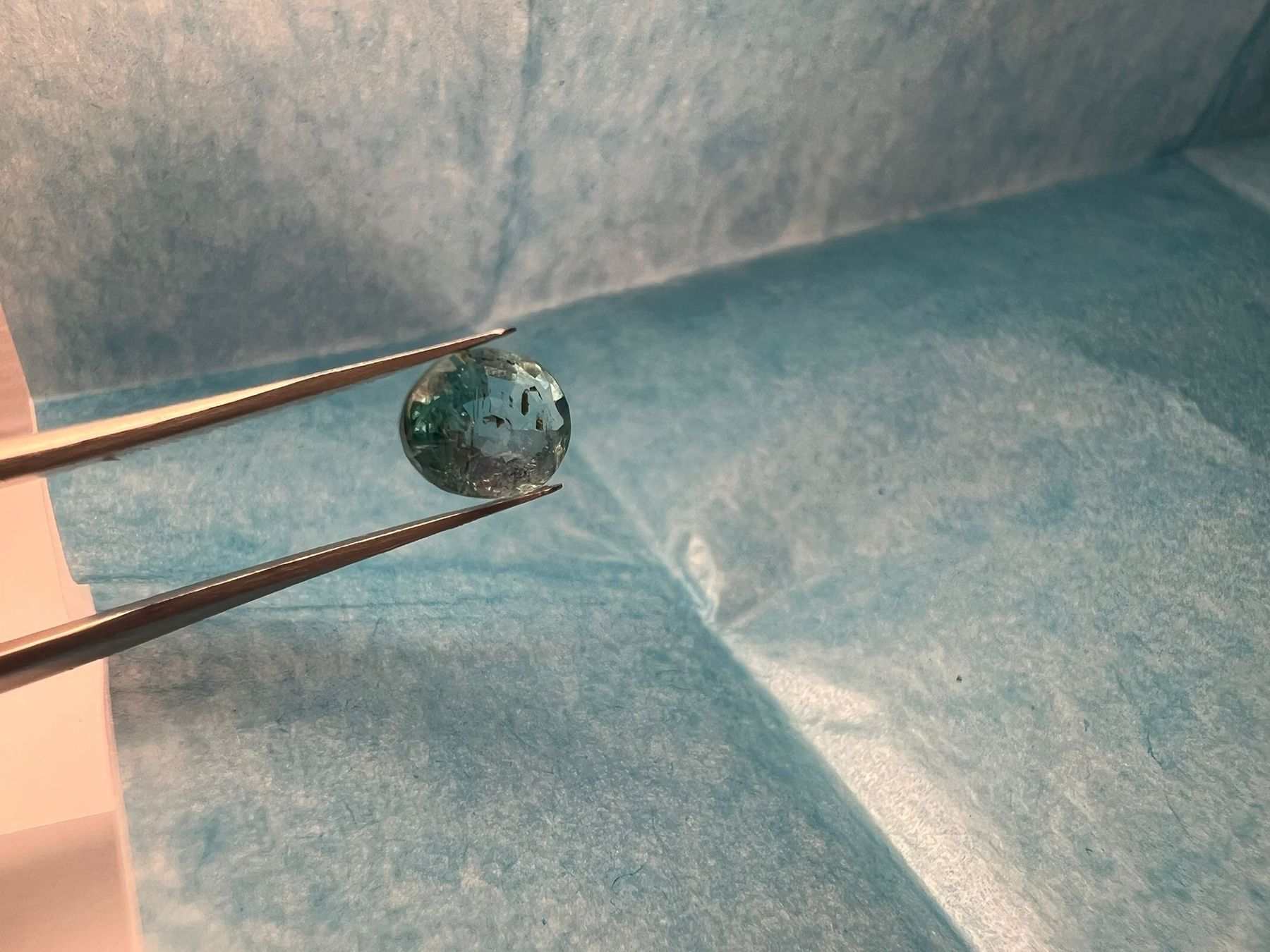 Pietre preziose: Grüner Smaragd 1.05 ct – Nuovo e nell'imballaggio originale da Zürich venduto da NS.12 1