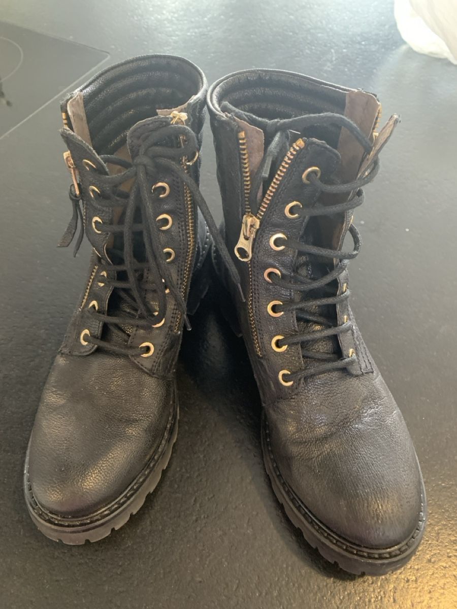 Scarpe da donna: Nero Giardini Lederstiefel, Gr. 38 – Usato da Ried-Brig venduto da sylvie1976