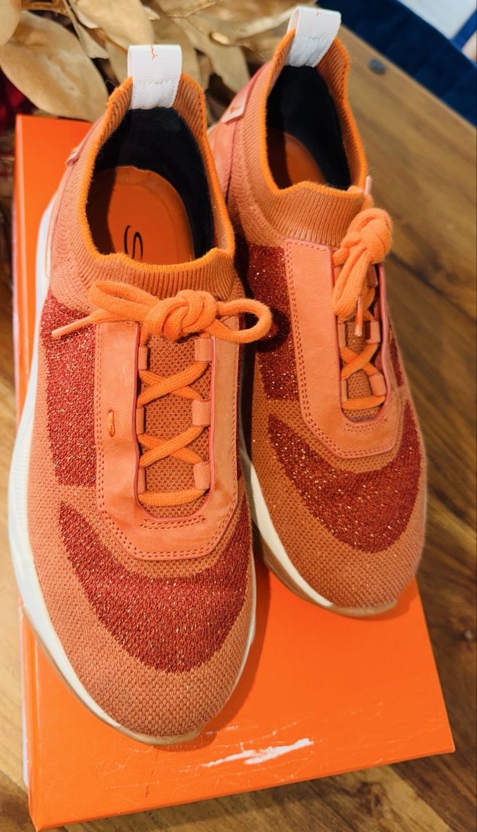 Santoni Scarpe da donna: Santoni Snesker Gr.38,5 Orange  – Usato da Meggen venduto da con_5djh 3