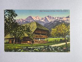 Bernerhaus mit Eiger, Mönch und Jungfrau