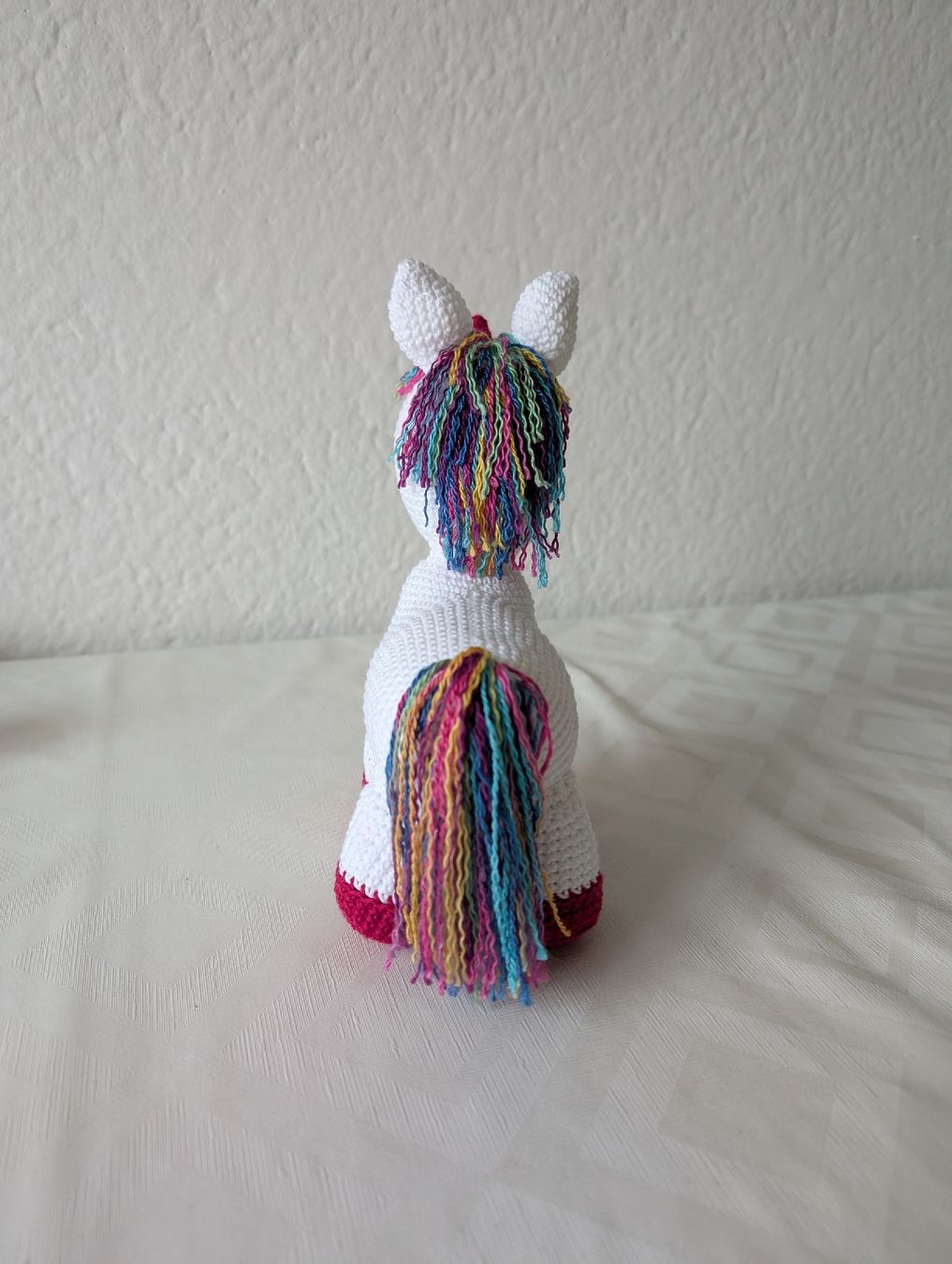 Giocattoli: Handgemachtes Einhorn – Nuovo e nell'imballaggio originale da Würenlos venduto da Pearl_sHobbyCrochet 3