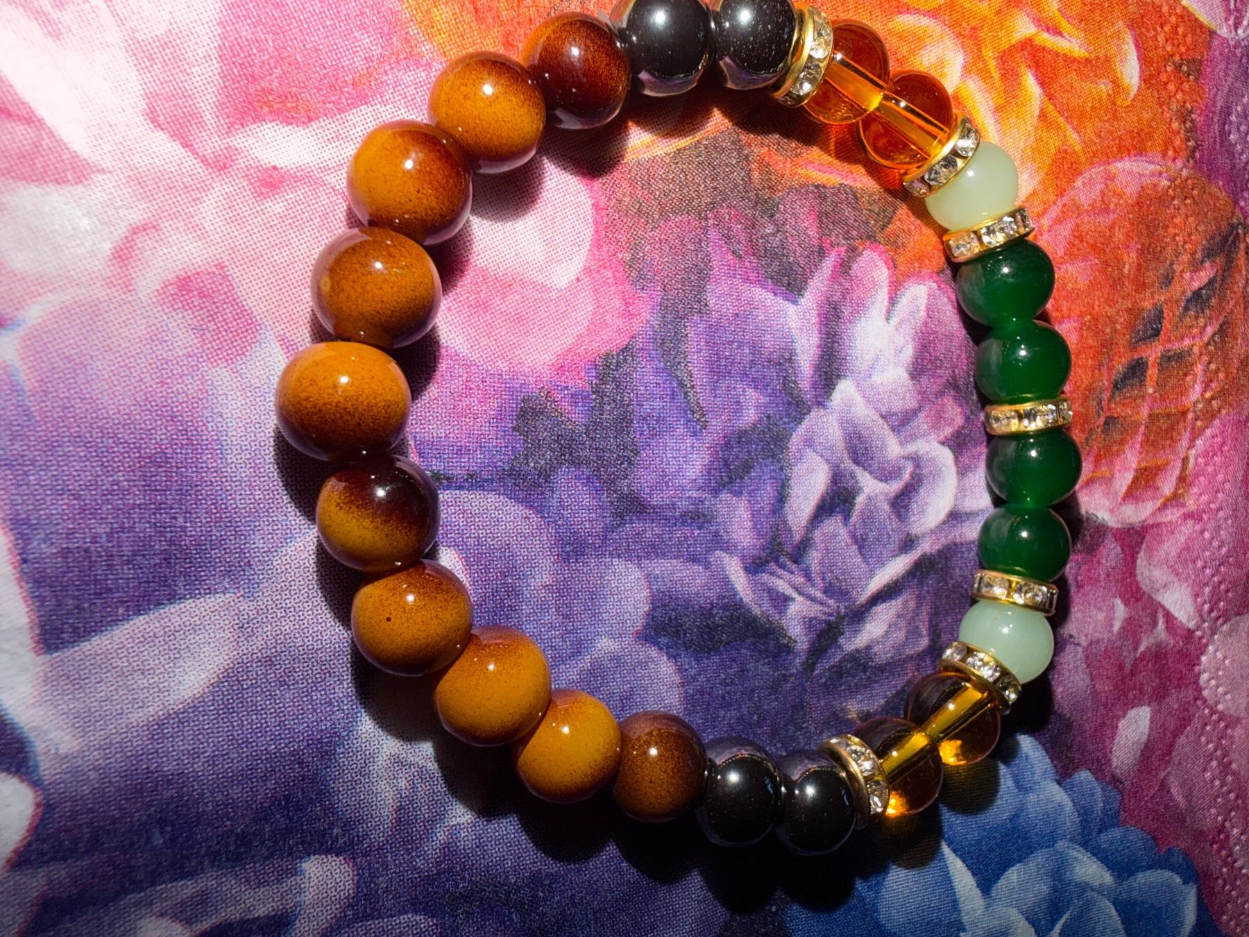 Bracciali & Braccialetti: Aventurin-Citrin - Jade Armband – Nuovo (secondo la descrizione) da Zürich venduto da pat_ql5b