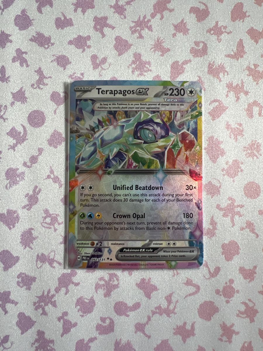 Pokémon Carte collezionabili: Pokemon Terapagos Ex 92/131 – Usato da St-Blaise venduto da FloJo_75