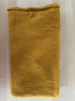 Senfgelber Strick Schal (Schlauchschal)