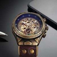 Mechanische Uhr im Vintage-Stil / Montre mécanique