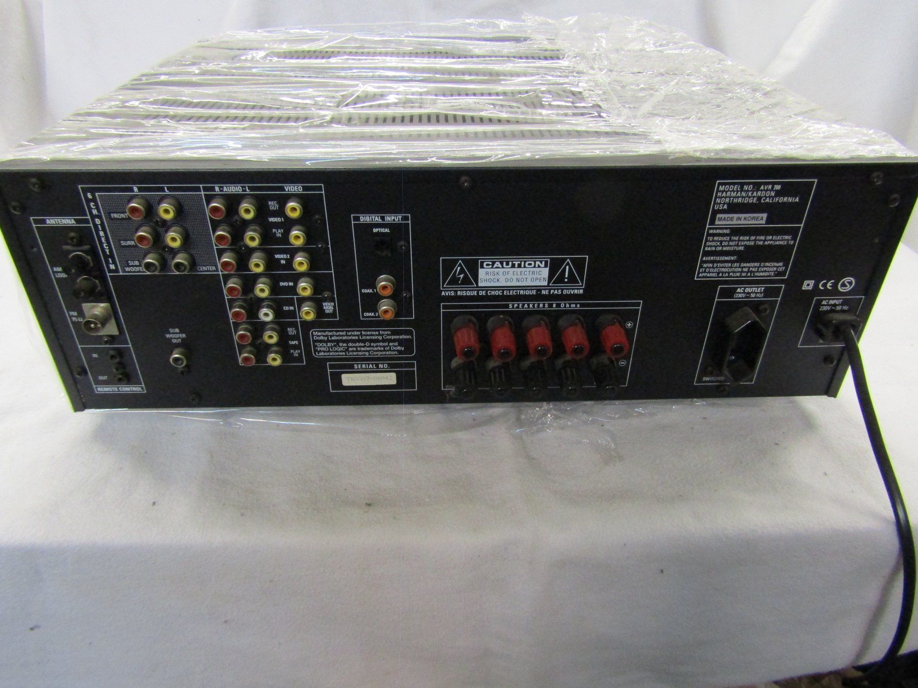 Harman-Kardon Ricevitori: Harman/Kardon Receiver  AVR 200 – Usato da Wädenswil venduto da tome70 1