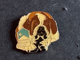 Pin Bernhardiner Hund