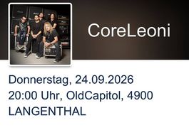 1 Ticket CoreLeoni Langenthal 24.9.2026