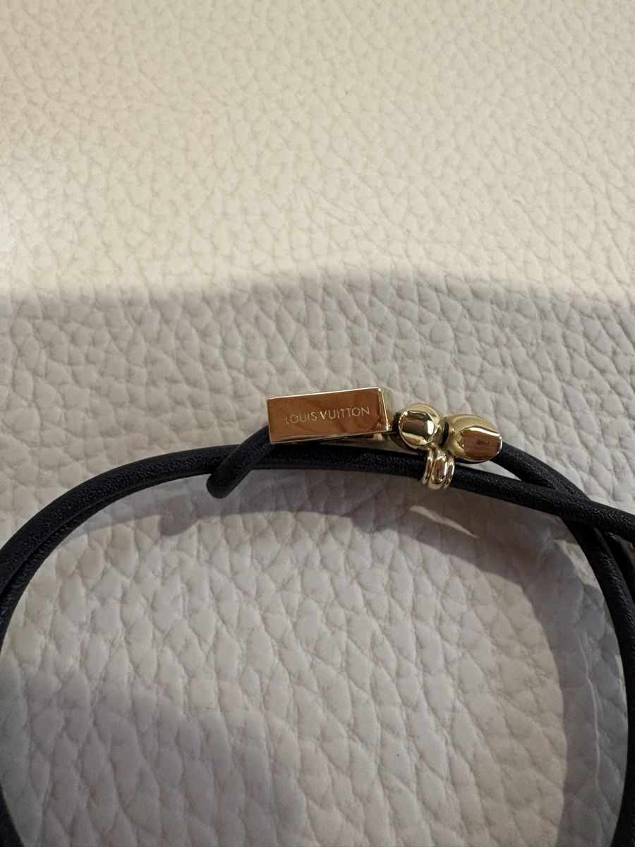 Louis Vuitton Bracciali & Braccialetti: Bracelet Louis Vuitton Noir en cuir – Nuovo e nell'imballaggio originale da Sierre venduto da pfe_sn85 4