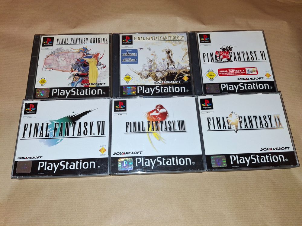 Final Fantasy Anthology (V & VI) - PlayStation 1 PS1 - COMPLETE IN BOX CIB - RPG