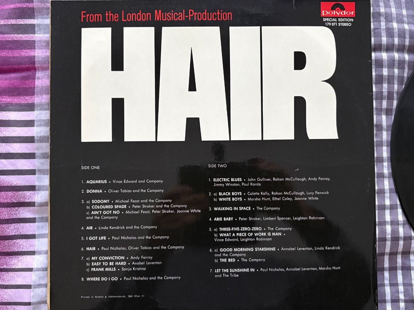 Dischi in vinile: LP Hair – Usato da Laupen BE venduto da Dakataro 2