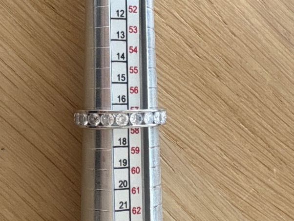Ringe: Luxus Elegante Gr.18/8 Ring Memoire  Farbe Silber – Gebraucht aus Biel-Bienne von Roserosse13 7