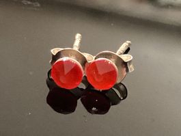 Boucles d’oreilles argent avec pierres