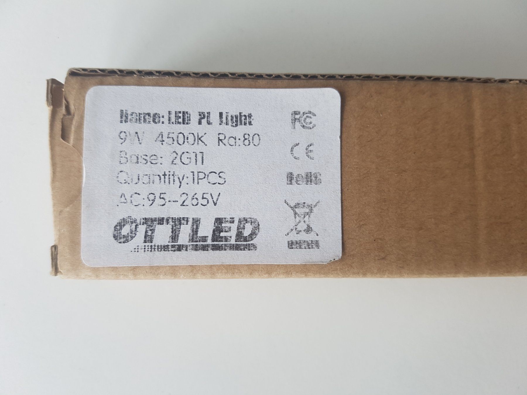 Lampade: OTTLED, LED PL Light, 2G11, 9W 4500K – Difettoso da Boll venduto da Dajufa 4