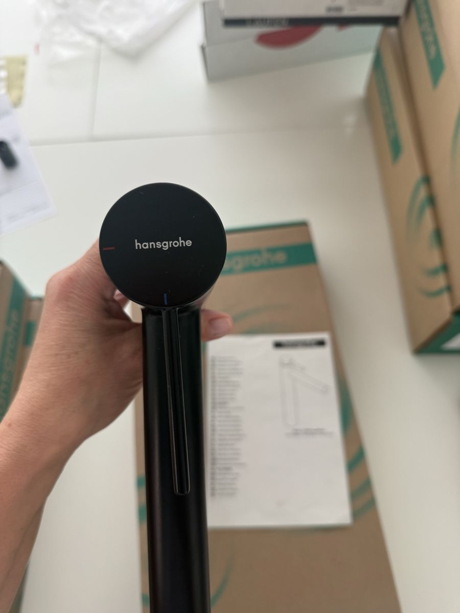Hansgrohe Armaturen: Hansgrohe Waschtischmischer in schwarz – Gebraucht aus Ennetbürgen von Louisa2012 2