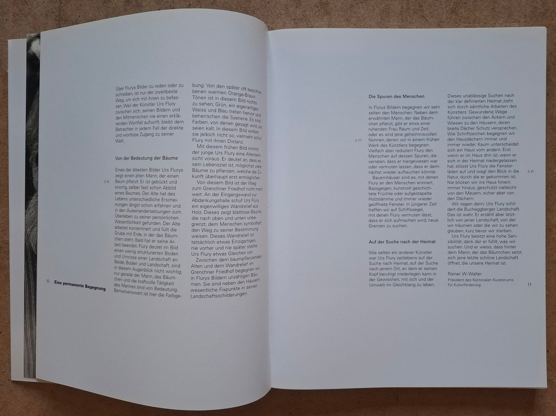 Libri: Urs Flury, Aetingen Buch "Erinnerung .. Mutter" signiert '97 – Usato da Aarburg venduto da Rosen_Rot 3