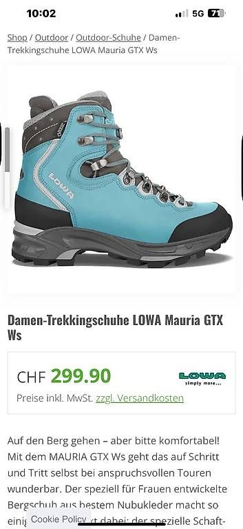 Lowa Scarpe da donna: Lowa Trekking Schuhe – Usato da Recherswil venduto da snuba69 3
