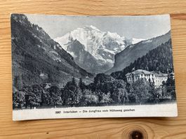 Interlaken - Jungfrau vom Höhenweg gesehen - AK