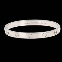 CARTIER LOVE Modello Classico Bracciale MIS 17 - Oro Bianco