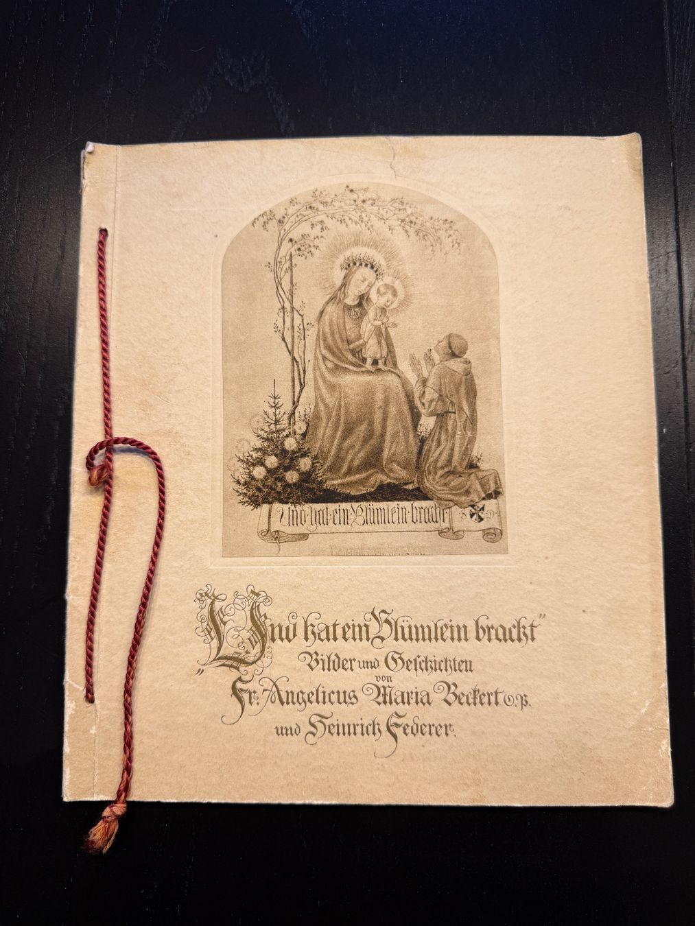 Libri: Altes Buch: "Und hat ein Blümlein bracht" Maria Bilder – Usato da Erstfeld venduto da Mario_boe0