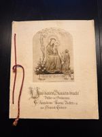 Altes Buch: "Und hat ein Blümlein bracht" Maria Bilder