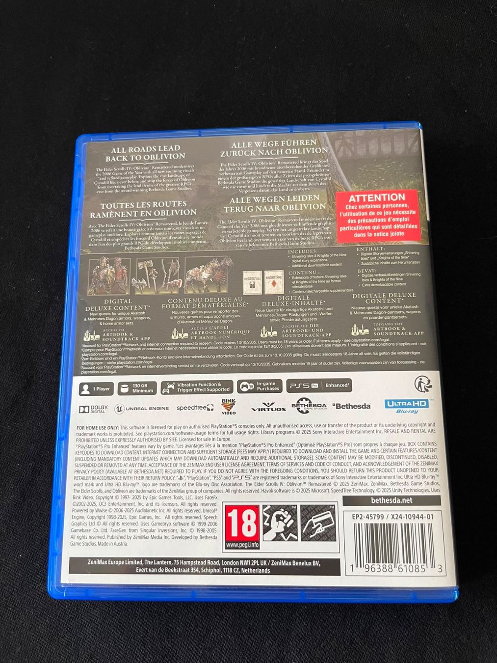 Giochi: The Elder Scrolls IV Oblivion Remastered Deluxe Edition PS5 – Usato da Onex venduto da DanielaD.S. 2