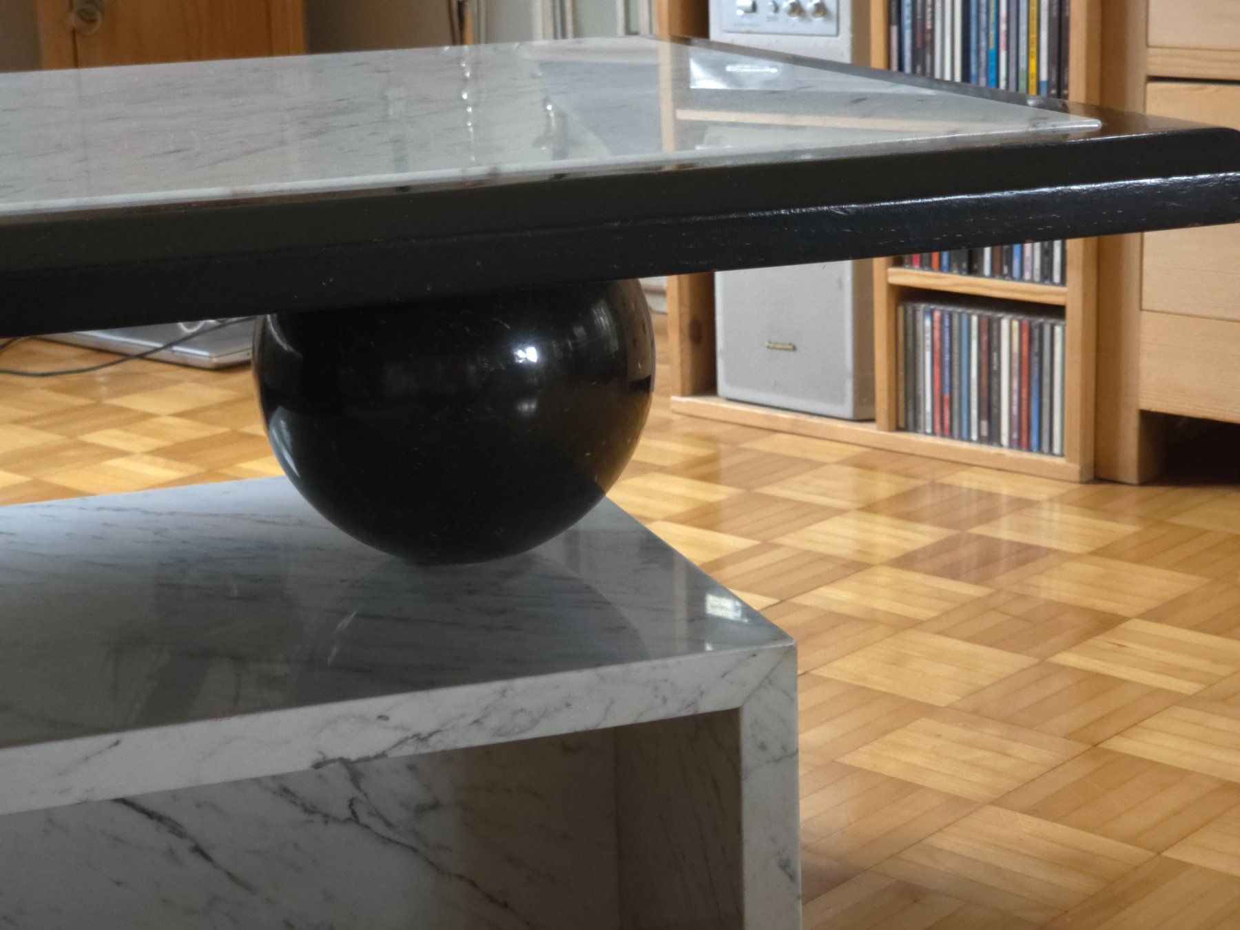 Tavoli: Designer Salontisch aus Marmor und Holz – Usato da Dietikon venduto da Sauber64 3