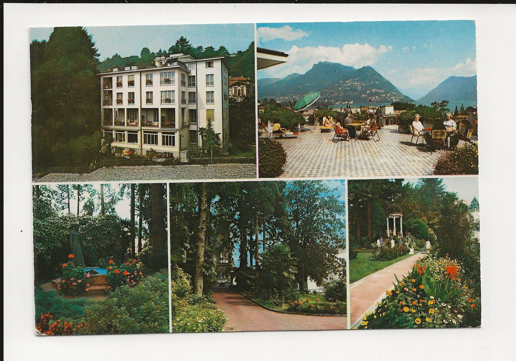 Cartoline postali: AK 1985 Casa Birgitta Lugano – Usato da Greifensee venduto da 315WDO