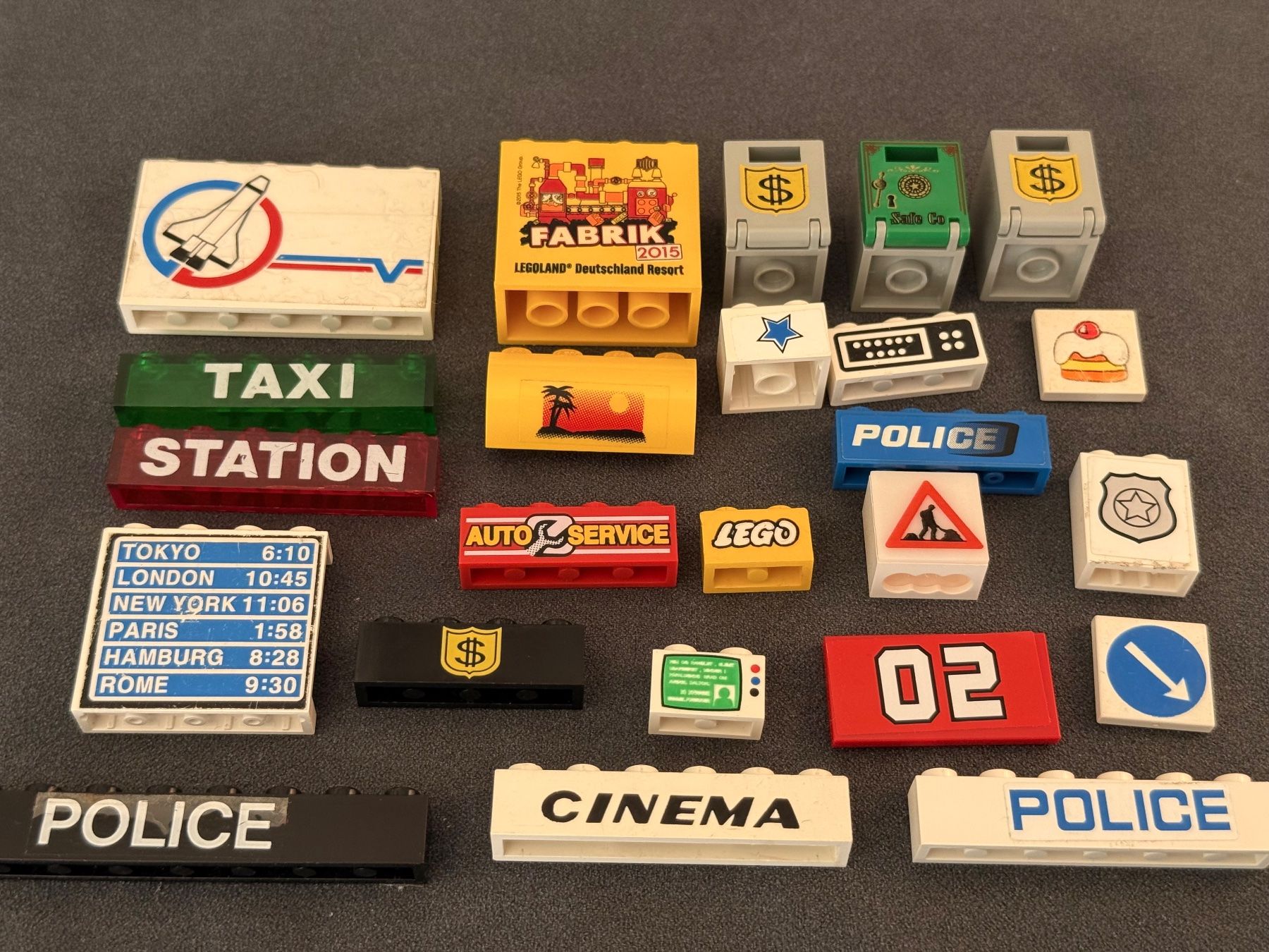Lego Baukästen: Lego Bedruckte Bausteine – Gebraucht aus Bellinzona von CRS-LRT 1
