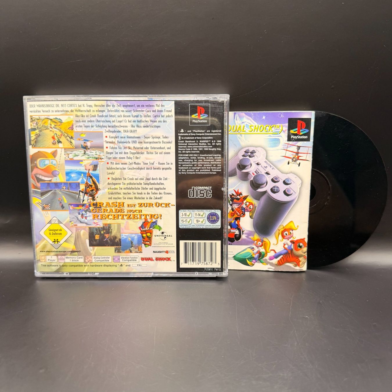 Sony Giochi: PS1 Crash Bandicoot 3 Warped – Usato da Düdingen venduto da Nerdworld 1