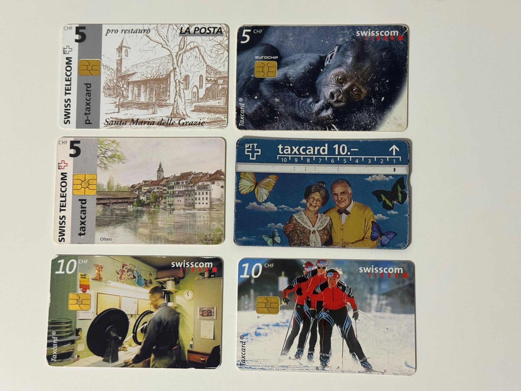 Swisscom Schede telefoniche: Swisscom Taxcard x6 – Usato da Camorino venduto da cobra540