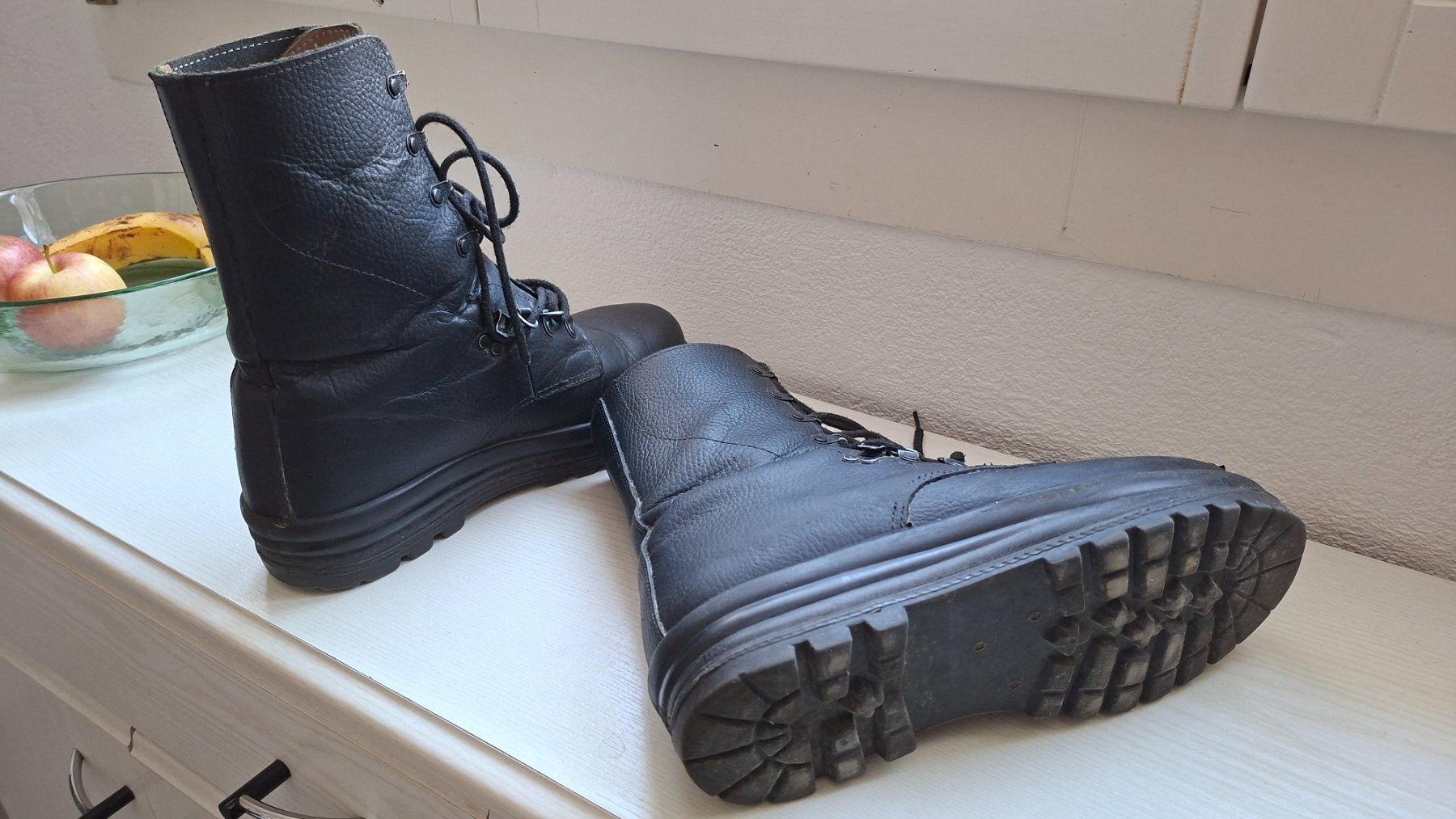 Minerva Herrenschuhe: Militärschuh – Gebraucht aus Brunnen von ristei