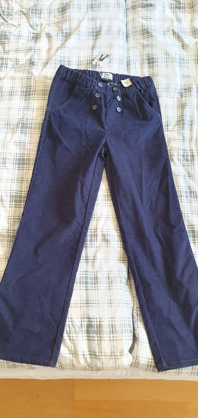 Pantaloni: NEU Kinder Hose Dunkelblau - Gr. 158 – Nuovo e nell'imballaggio originale da Bern venduto da fede736