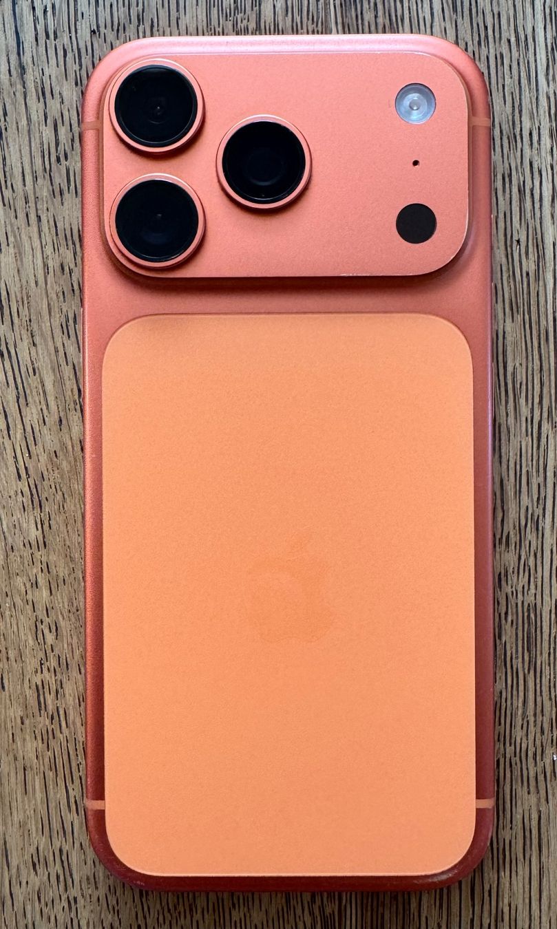 Apple Telefoni cellulari / Smartphones: Apple iPhone 17 Pro, 256 GB, Orange mit TechWoven Case – Usato da Chur venduto da swissriddle
