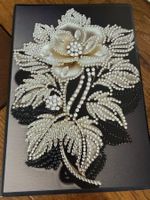 Notizheft-Notizbuch-Saphirrose-Erinnerung-Painten-Selfmade