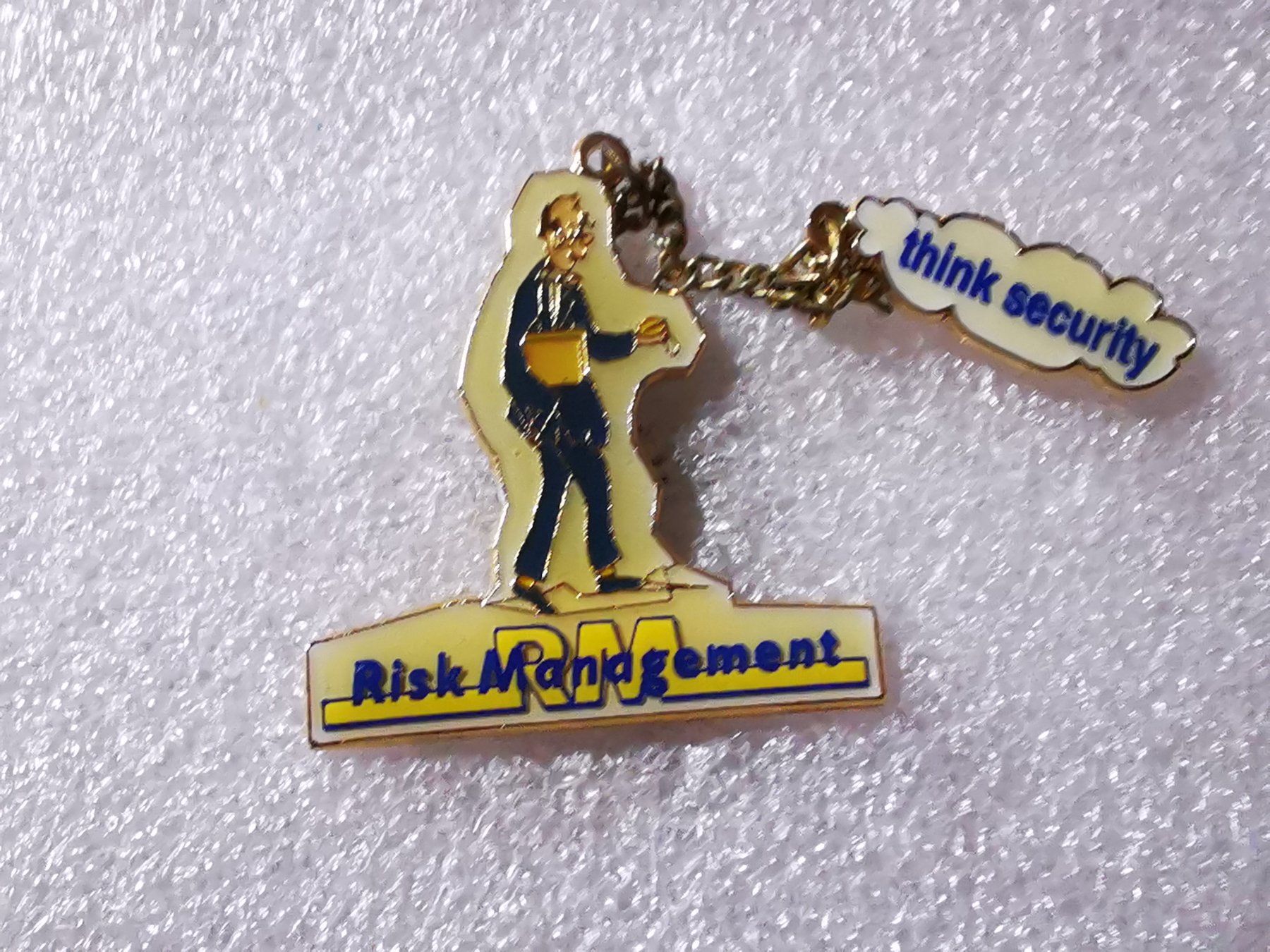 Plaquettes & Badges: Ansteckpin 158: Risk Management – D'occasion à Oppligen par Pin-Fall-Shop