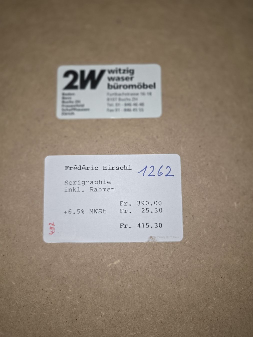 Foto & Immagini: Frédéric Hirschi Serigraphie 52/111 – Usato da Zürich venduto da Troval84 3
