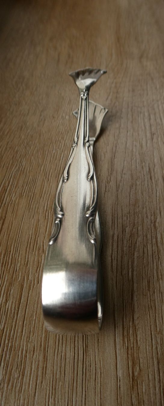 Set di posate: Zuckerzange Wellner 90er versilbert Fächerdekor – Usato da Frauenfeld venduto da Astra13 5