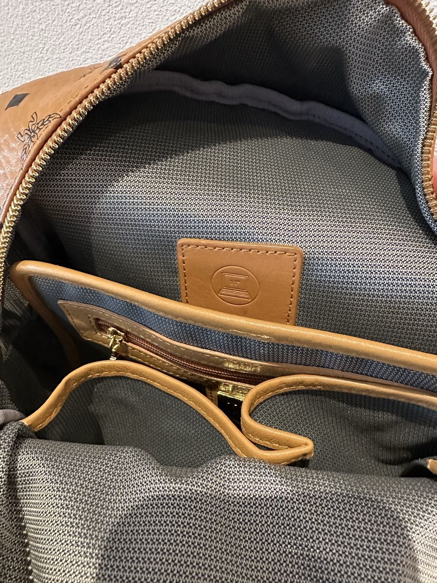 Mcm Zaini: MCM Rucksack in Cognac – Usato da Untersiggenthal venduto da sil_td6n 4
