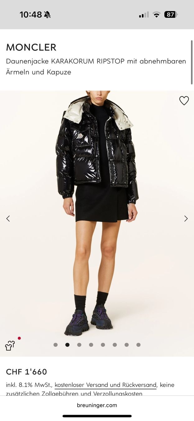 Moncler Giacche: Moncler Karakorum wandelbare Daunenjacke – Usato da wallisellen venduto da Niccii 7