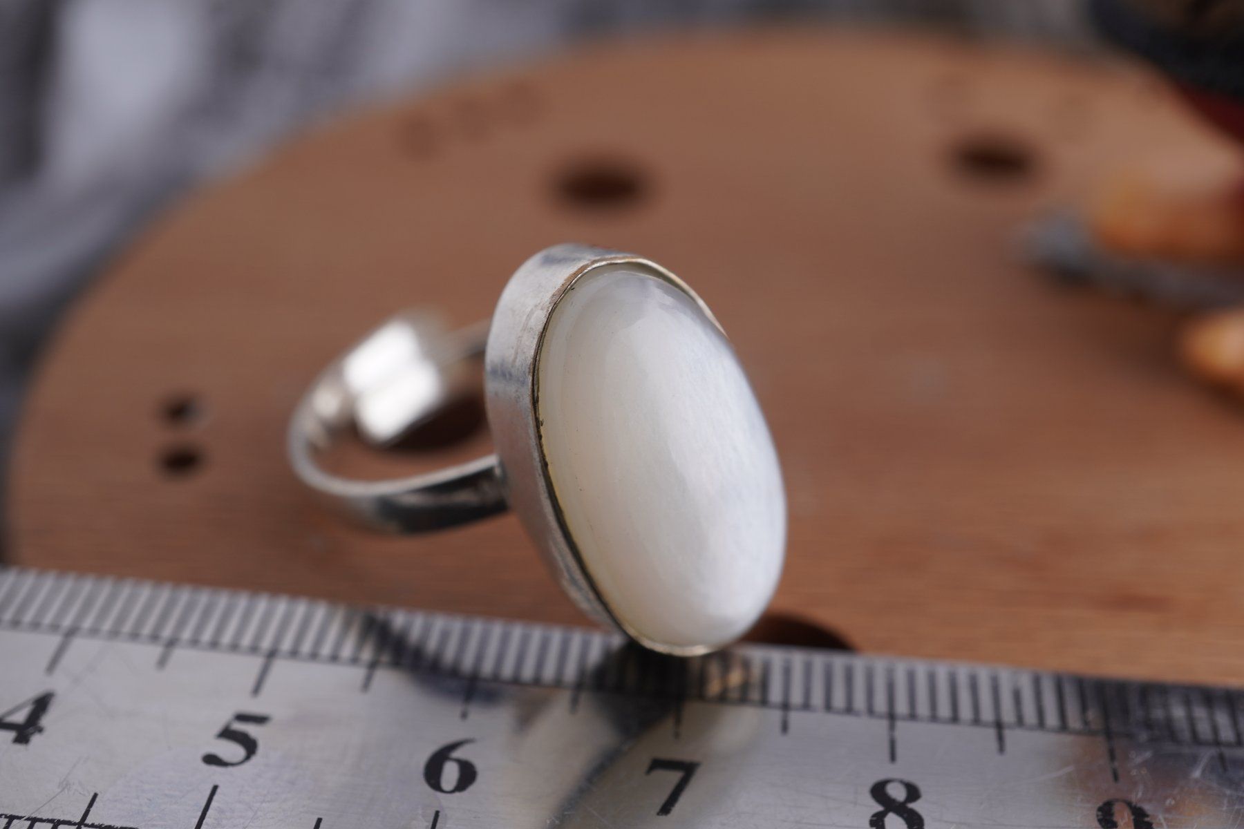 Minéraux & Lithothérapie: Indischer Mondstein    ring Grösse  Variabel     (Räumung!) – Neuf avec emballage d'origine à Eschenbach SG par topstone 6