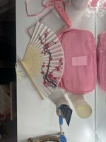 🌸 Sommer Set: Fächer, Kosmetiktaschen & Handyhülle 🌸