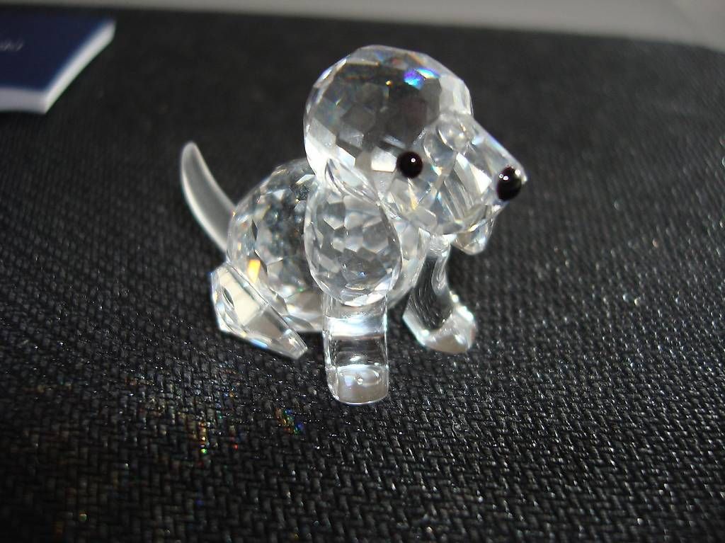 Swarovski Statuette: Swarovski Beagle sitzend 1990 – Usato da zeihen venduto da Racer-71 2