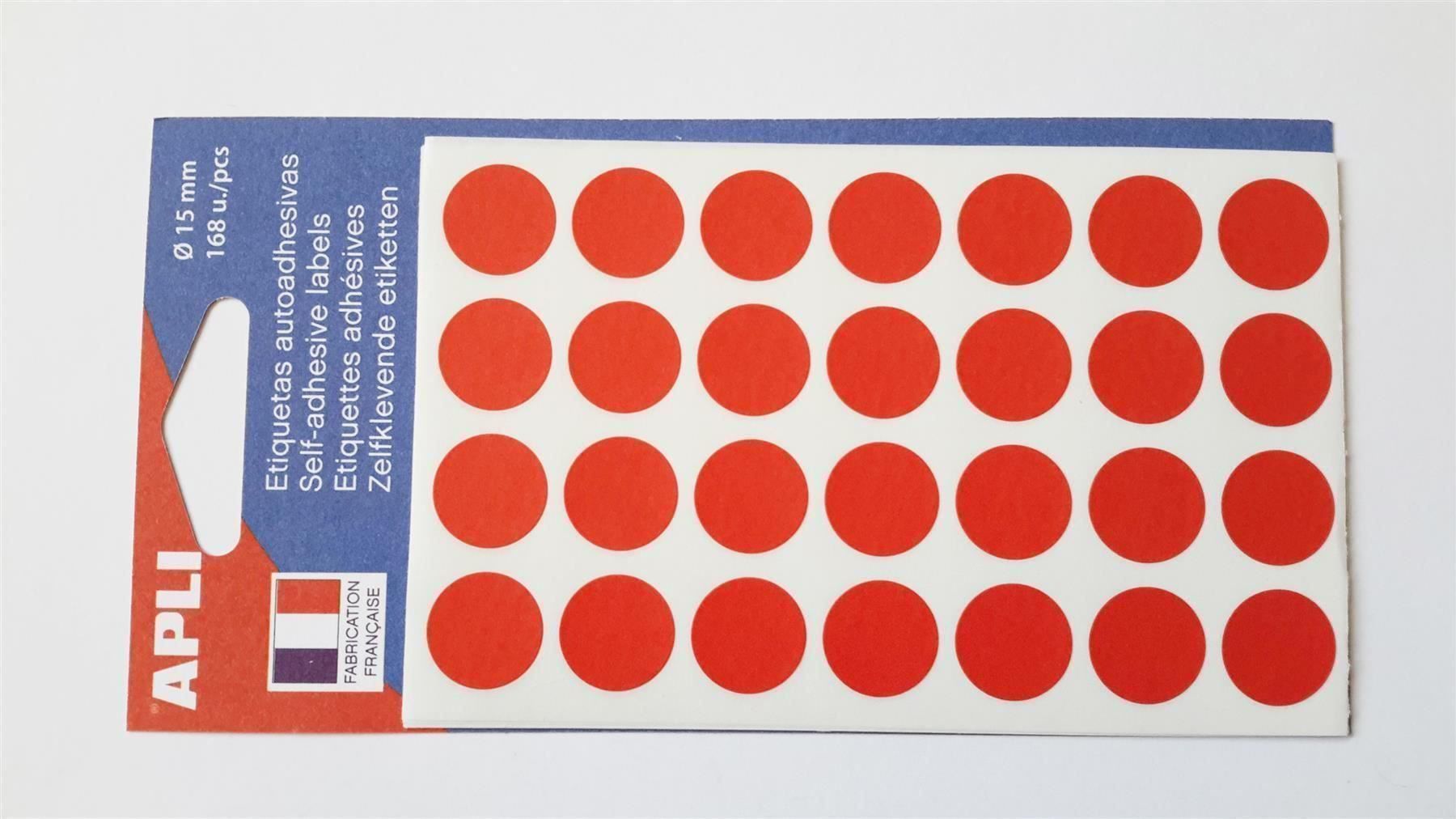 Sticker: Markierungspunkte, rot, 15mm, 168 Stück – Nuovo e nell'imballaggio originale da St. Gallen venduto da cointec 3