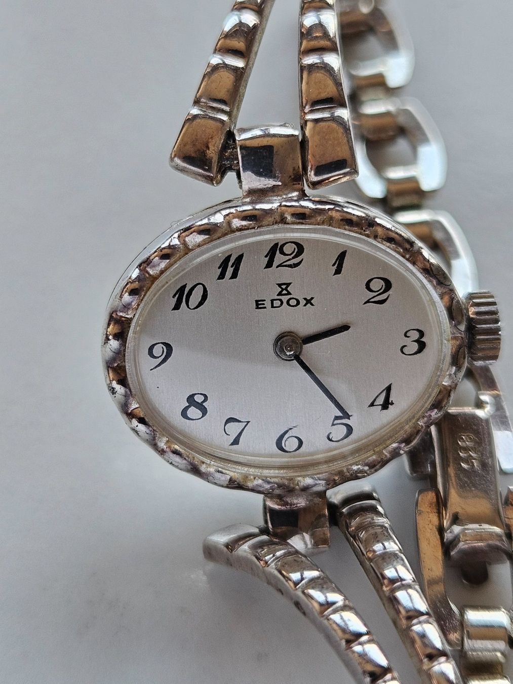 Edox Orologi: 55 Edox Silberuhr 0.835 Damenuhr – Usato da Berikon venduto da mmm21 1