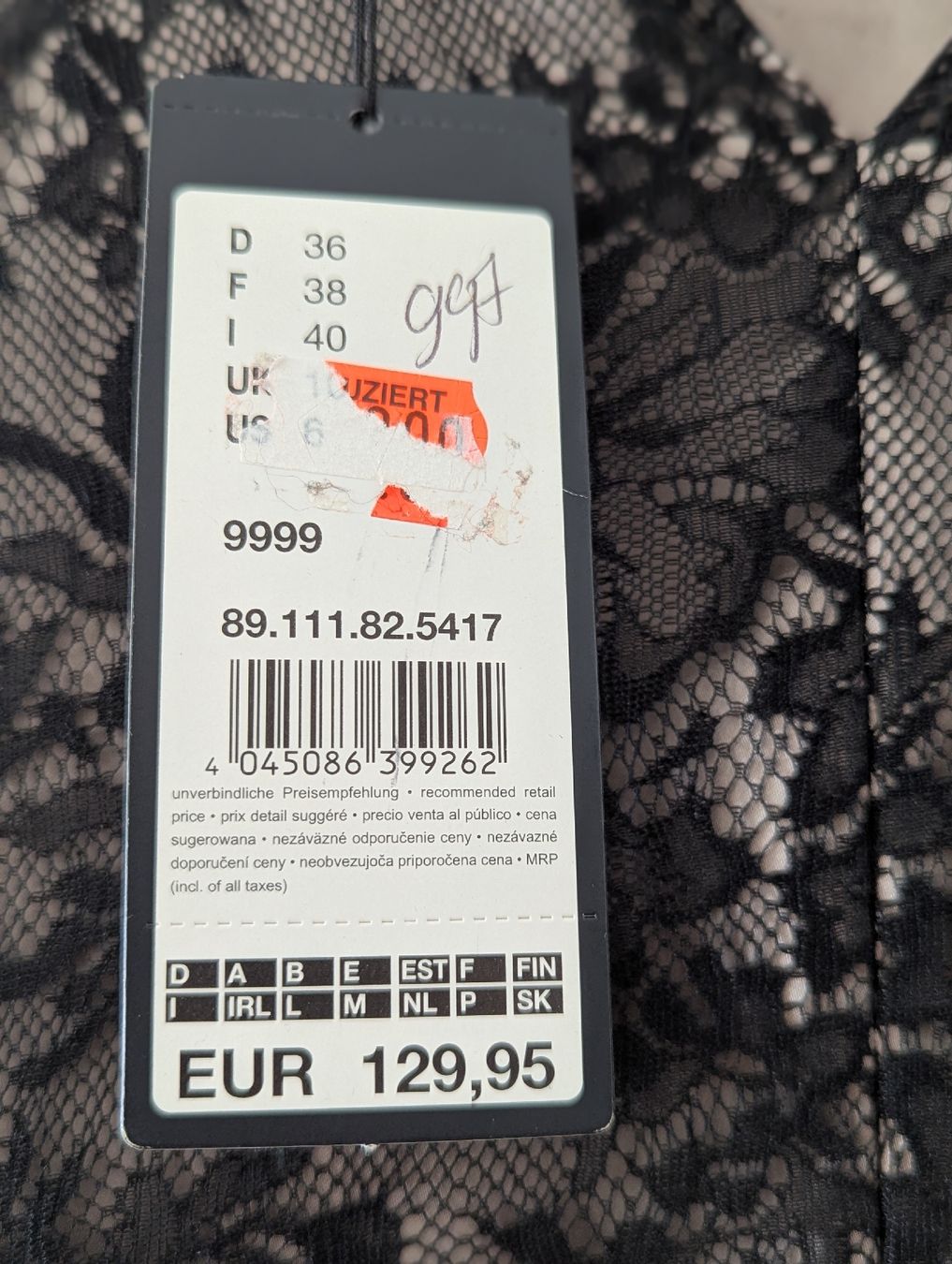 Comma Vestiti: Cocktailkleid, Comma, Grösse 36 – Nuovo e nell'imballaggio originale da Zofingen venduto da Droni_A 5