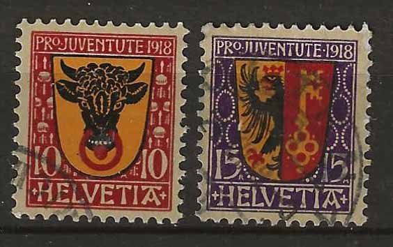 Tutti i francobolli: PJ018 - Pro Juventute 1918 obl. – Usato da Trélex venduto da Phil_Albert